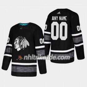 Chicago Blackhawks Trikot Custom 2019 All-Star Adidas Schwarz Authentic - Herren
